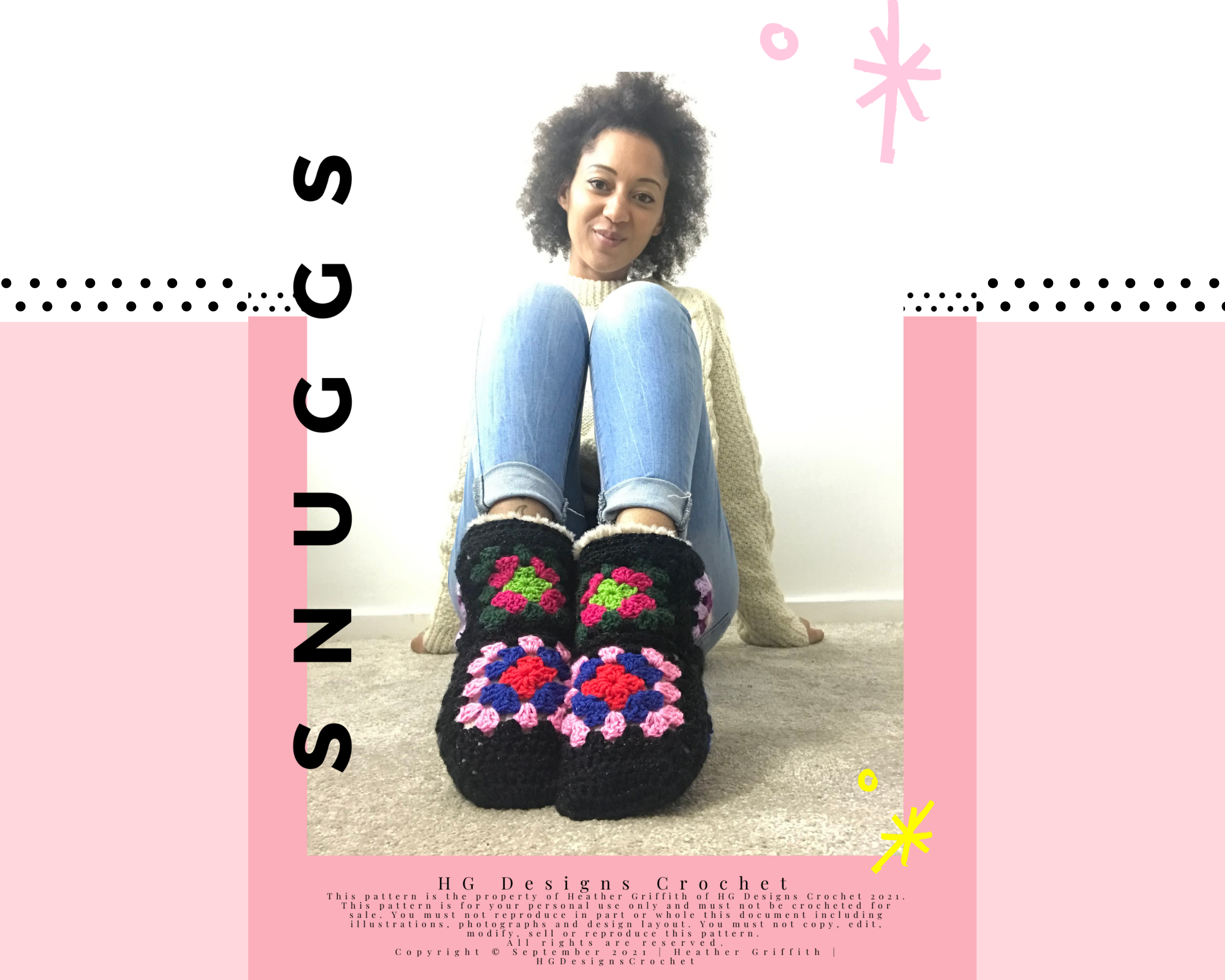 Granny square outlet slipper boots